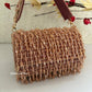 Amber Crystal Flap Bag Dusty Pink