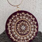 Chakra Wine Round Clutch