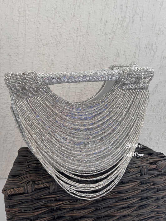 Mahira Moon Bag Silver