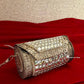 Brass Mini Cylindrical Mirror Clutch