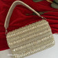 Gauhar Diamond Studded Bag Silver