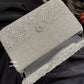 SuperLuxe Flap Bag Silver