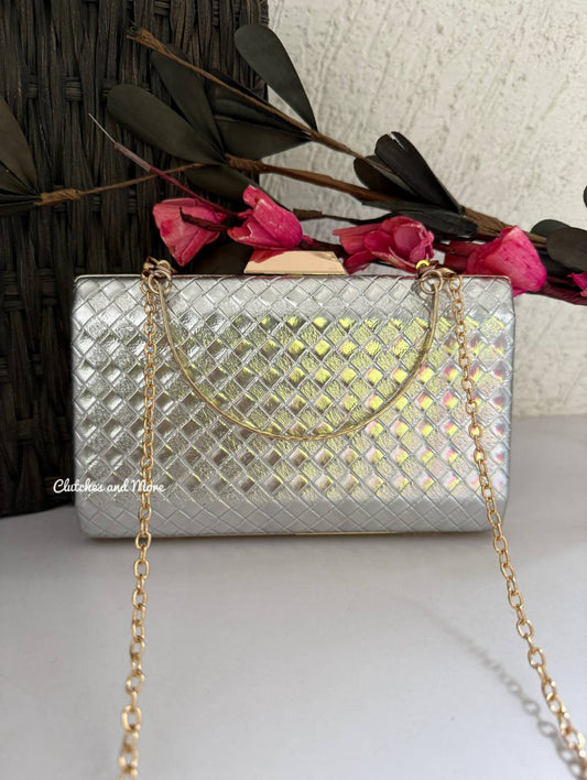 Metallic Sheen Sling silver