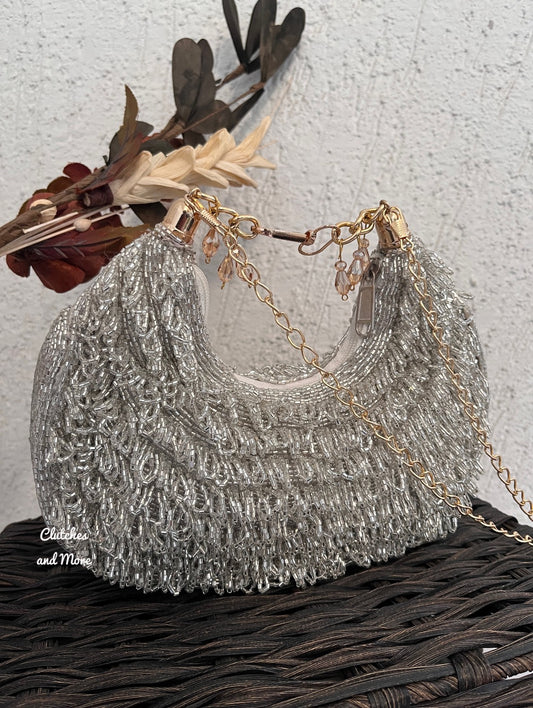 Tamanna Moon Bag Silver