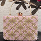 Light Pink Suitcase Clutch