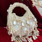 Chandni All White Mirror Bag