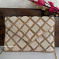 Criss Cross Pearl Envelope Bag