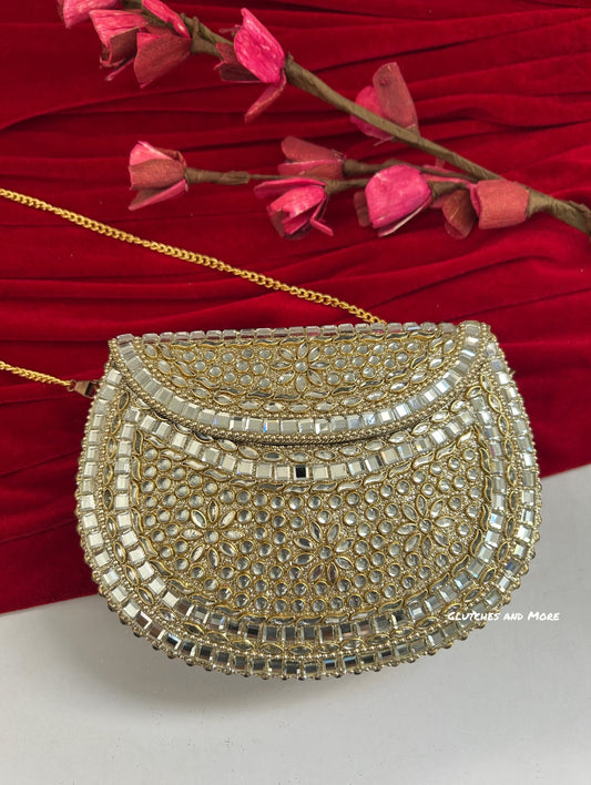 Kasika Kundan Brass Clutch