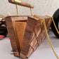 Rustic Affair Wooden Clutch