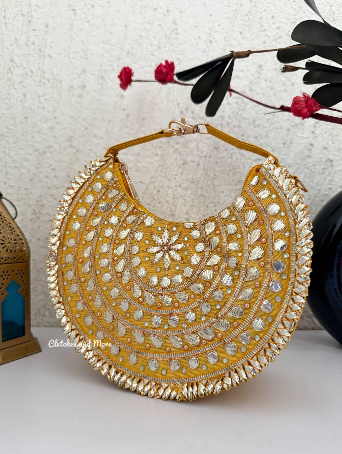 Meraki Gottapatti Chand Bags (Multiple colors)