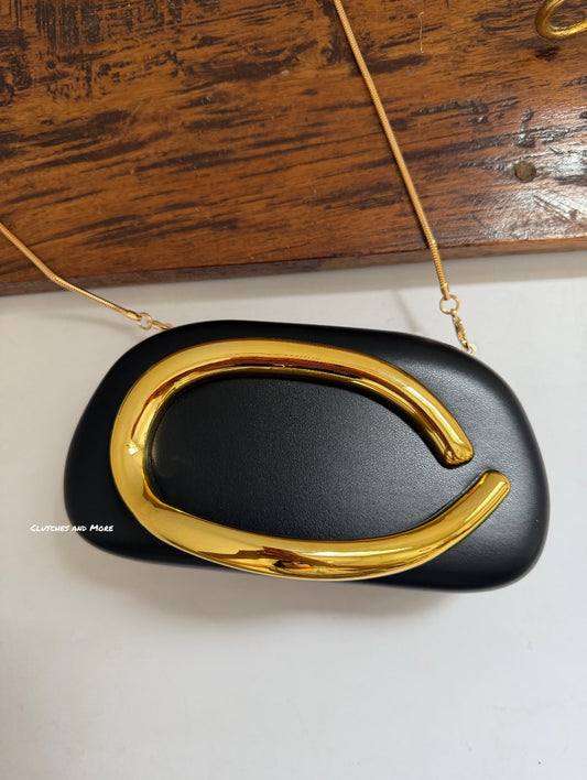 The ZARA Clutch Black