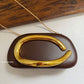 The ZARA Clutch Chocolate Brown