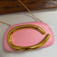 The ZARA Clutch Light Pink
