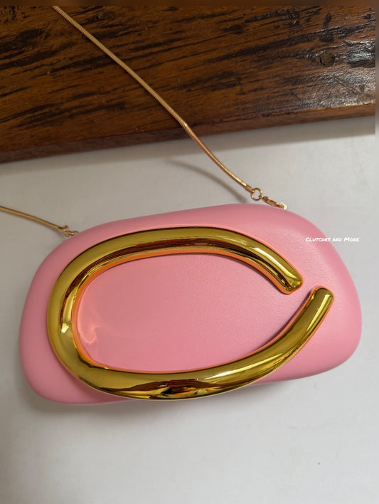 The ZARA Clutch Light Pink