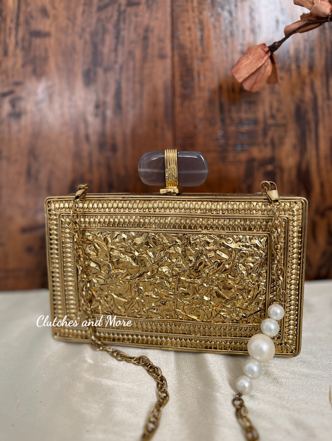 Rectangle Mother of Pearl luxe clutch