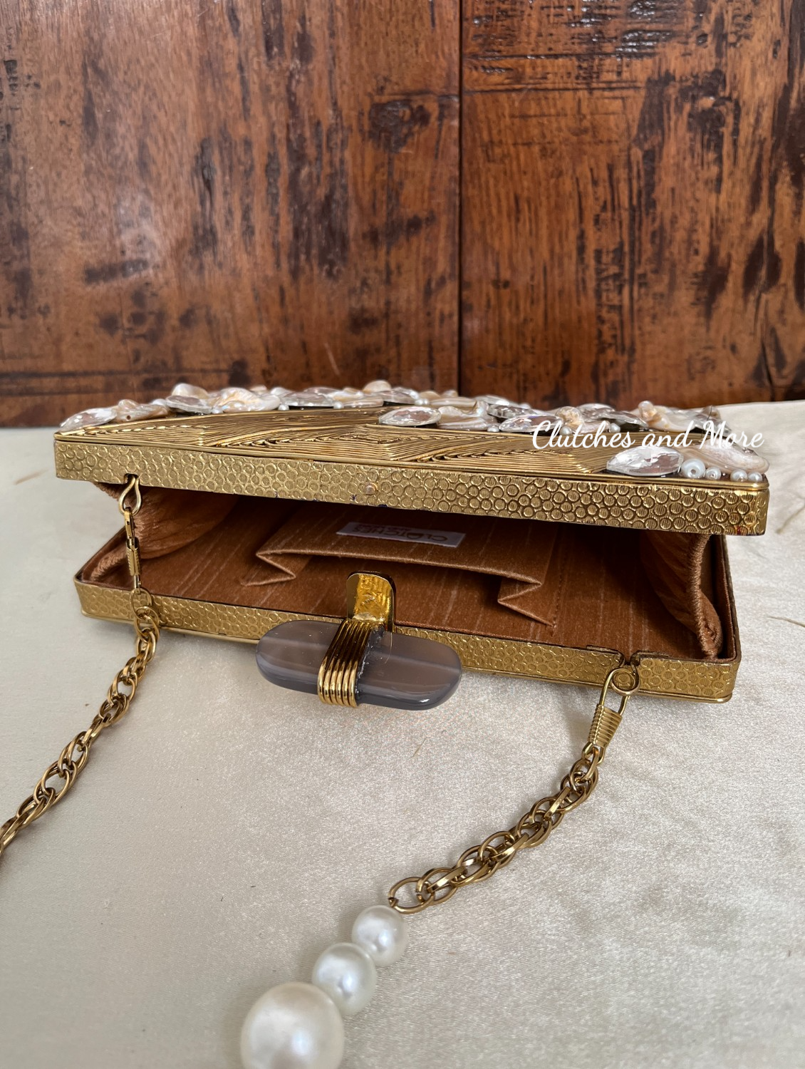 Rectangle Mother of Pearl luxe clutch