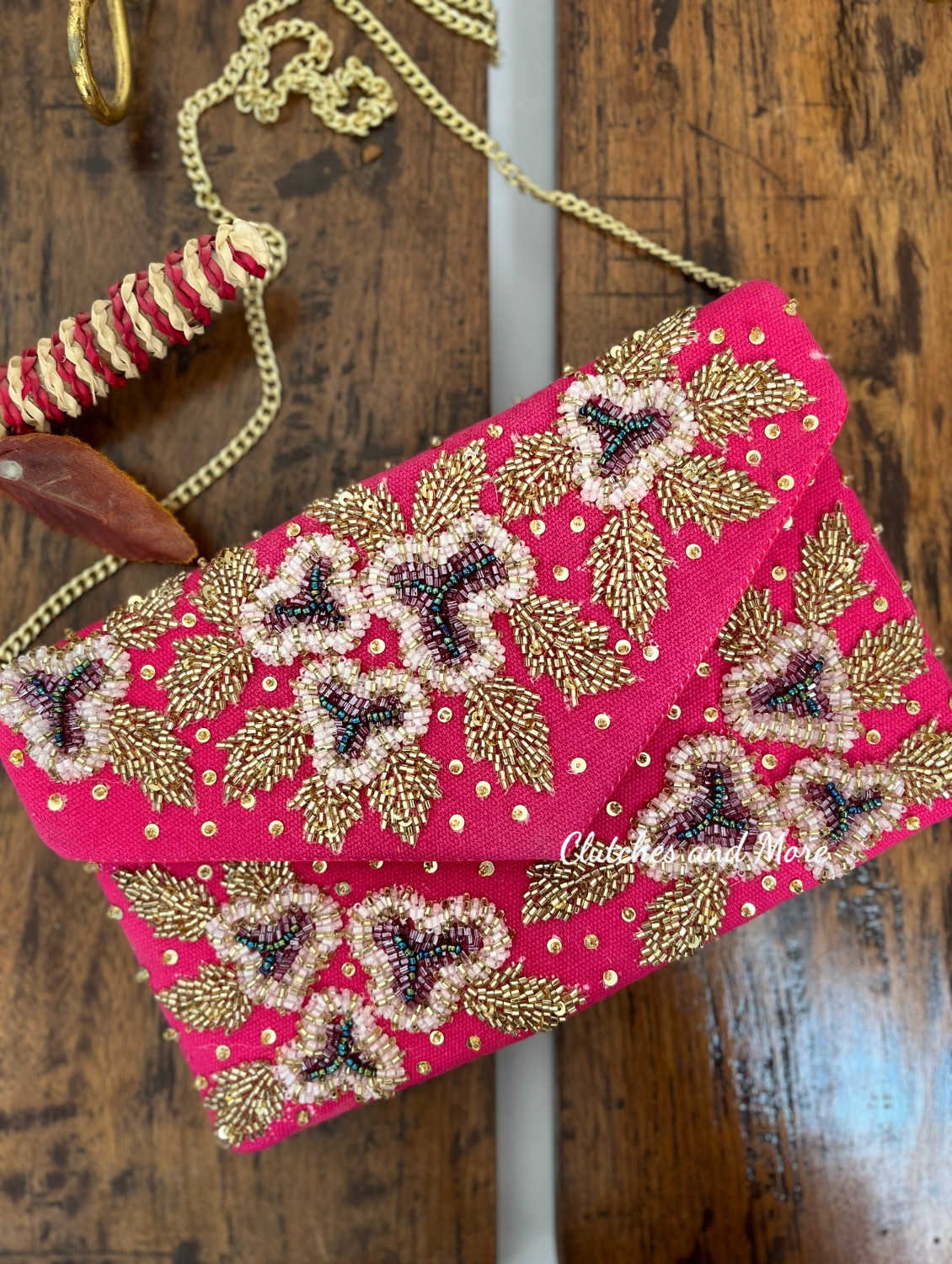 Pink Envelope clutch