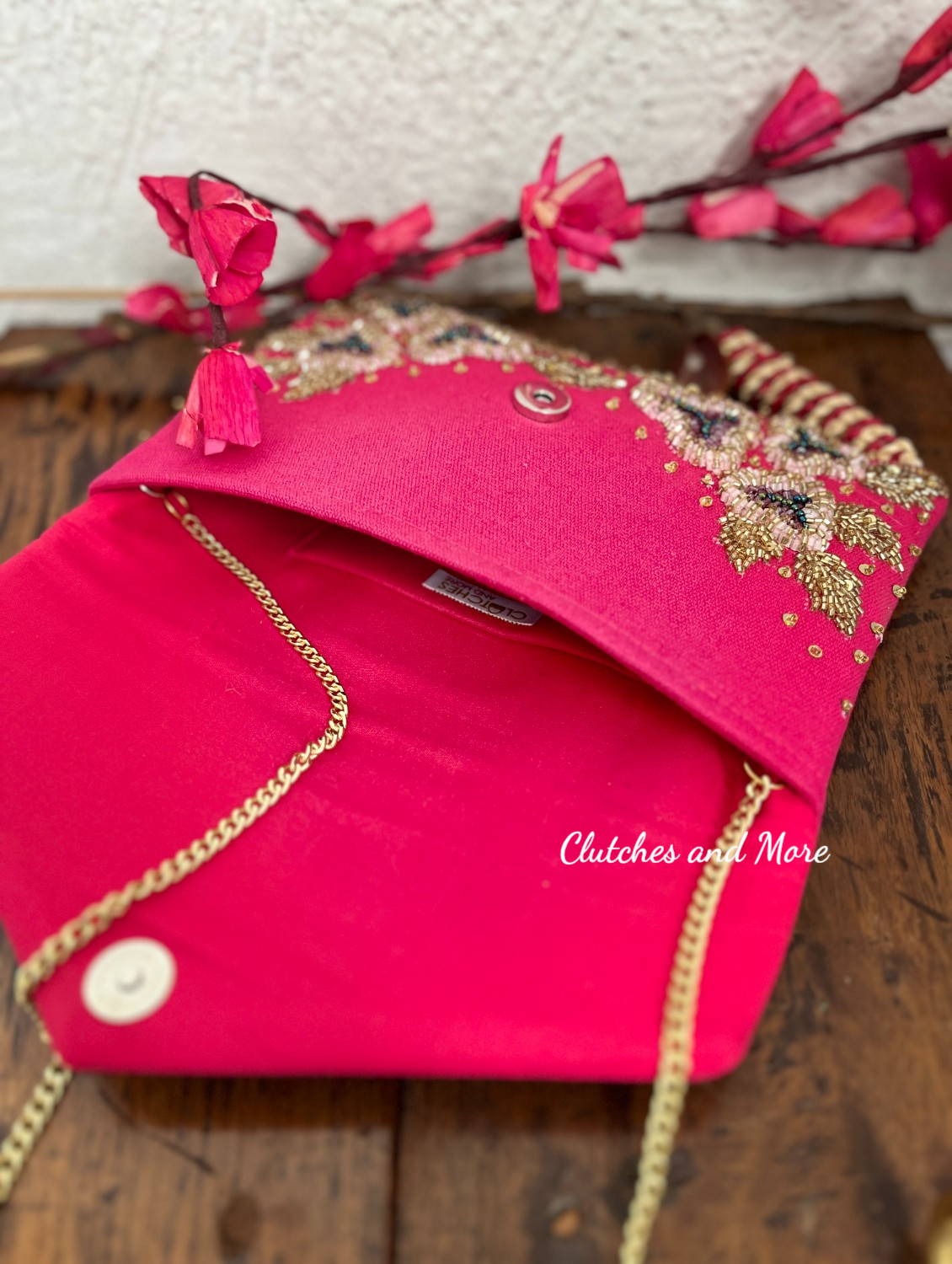 Pink Envelope clutch