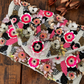White Floral Envelope Bag