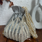 Silver Lotus Potli