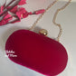 Rani Pink Capsule clutch