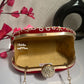 Aarohi Red Capsule clutch