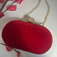 Aarohi Red Capsule clutch