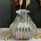 Silver Lotus Potli