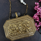 Mother of pearl octagon clutch