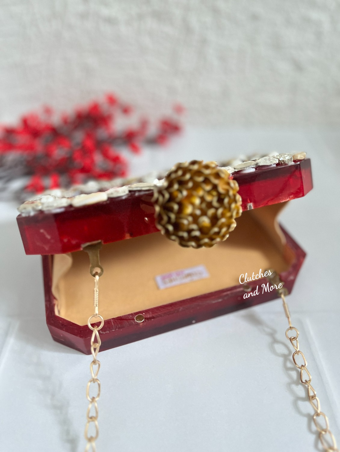 Dreamy Name Clutch Red