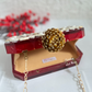Red Resin Octagon Clutch