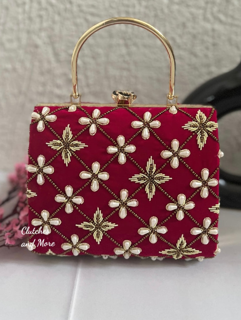 Pink Suitcase Clutch Bag Clutches and More