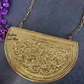 Half moon mother of pearl clutch