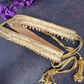 golden crystal waist belt