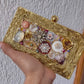Blossom Mother of pearl luxury clutch