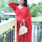 white pearl batua bag