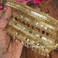 golden crystal waist belt