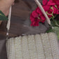 White Pearl Flap Bag