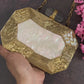Mother of pearl octagon clutch