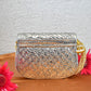 Brass Silver Leaf Clutch