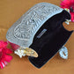 Brass Silver Leaf Clutch
