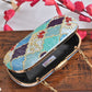 Blue capsule clutch