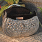 Silver Brass Clutch with handle