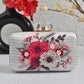Blooming flowers white clutch