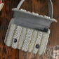 White Pearl Flap Bag