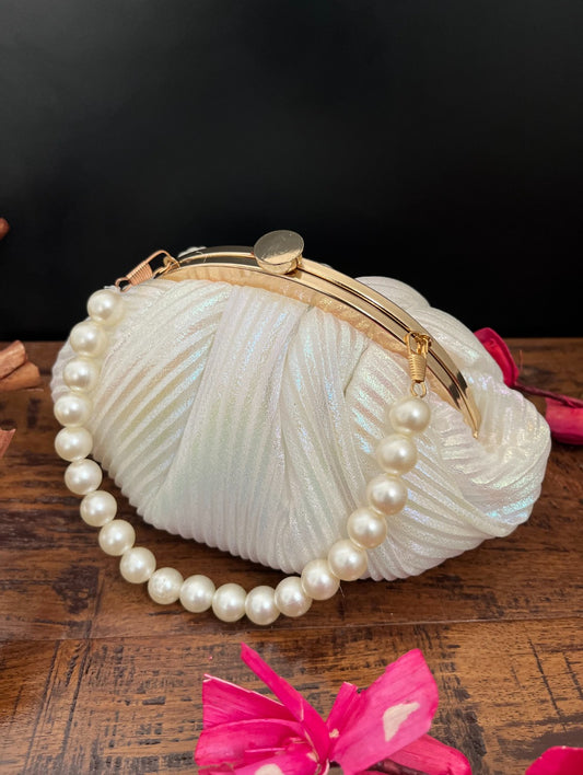 White Batua bag