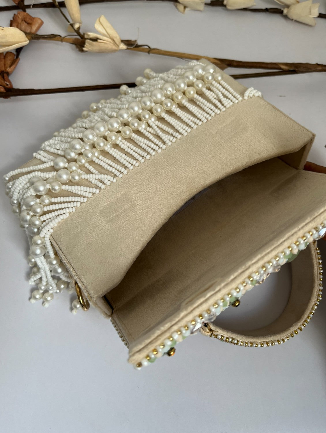 Luxe tassle flap bag