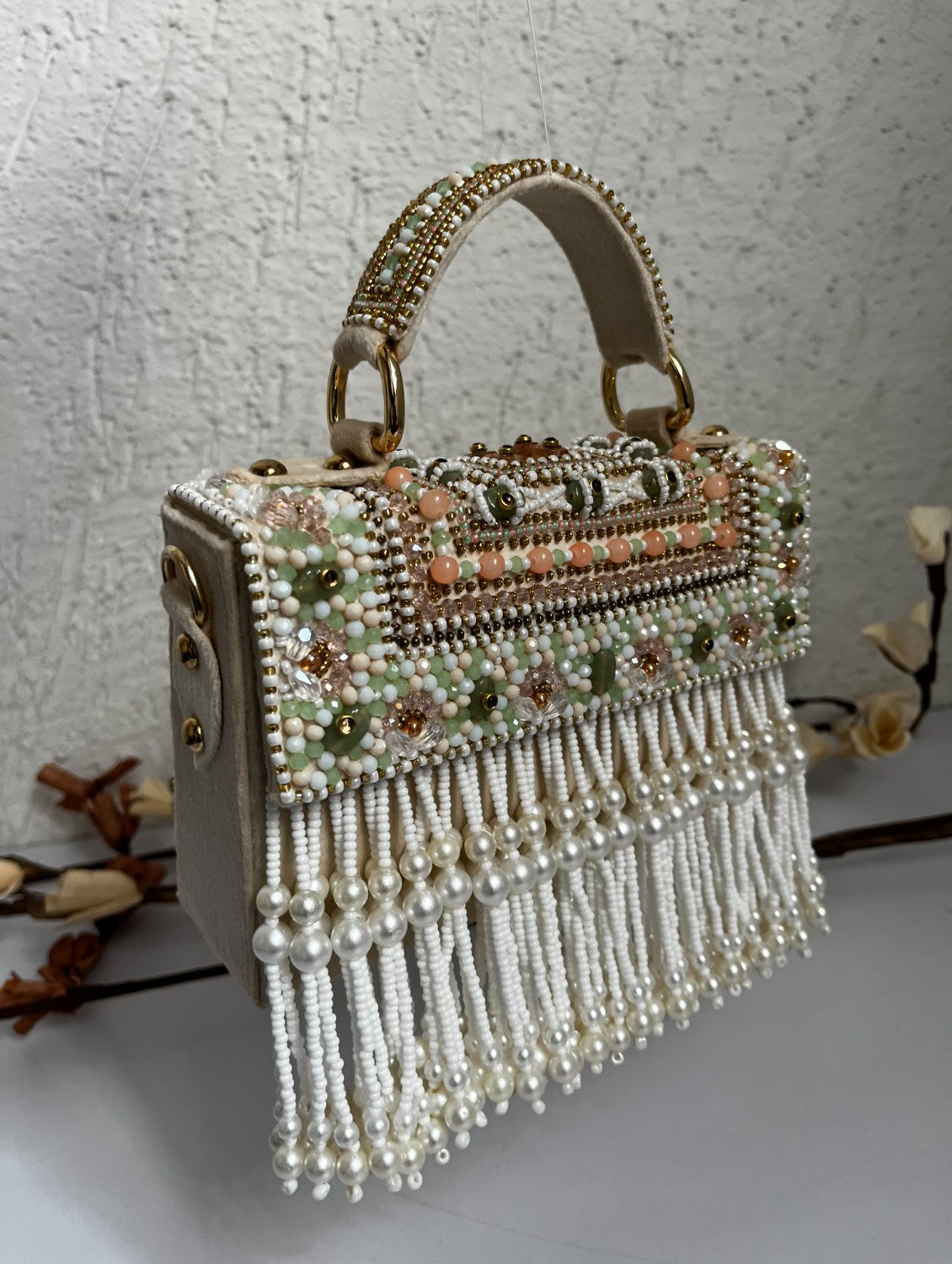 Luxe tassle flap bag