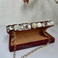 Deep red resin clutch