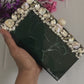Bottle Green resin clutch